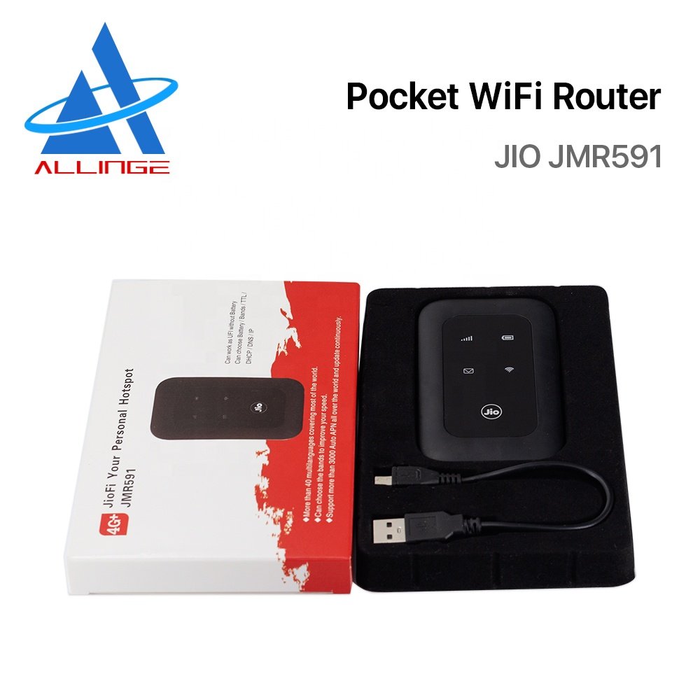 ALLINGE MDZ2713 150Mbps JIO 591 Pocket Wifi Wireless Router 4G LTE Portable Wi-Fi Router